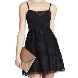 BCBG Max Azria lace mini dress